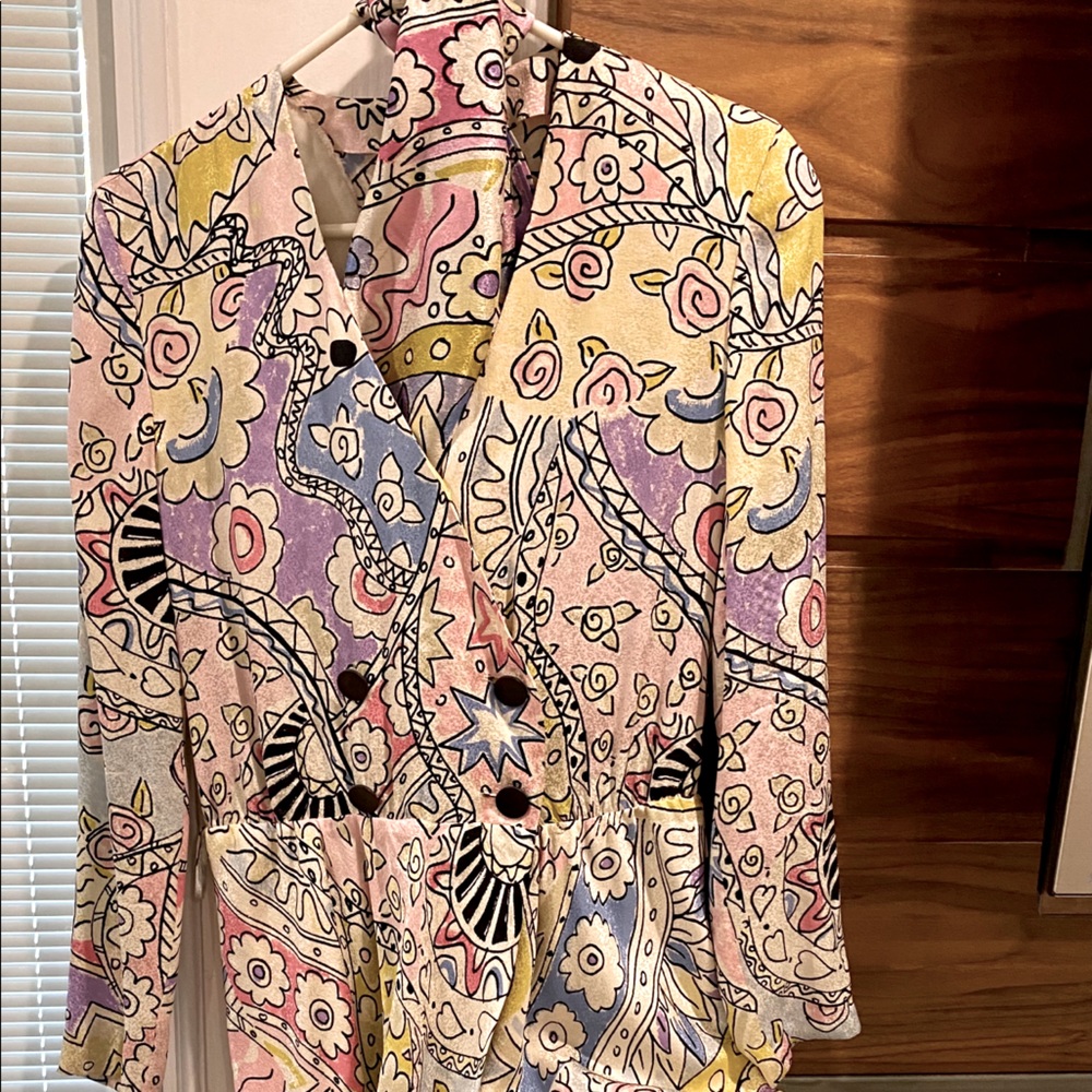 Louis Feraud Silk Multi-color dress